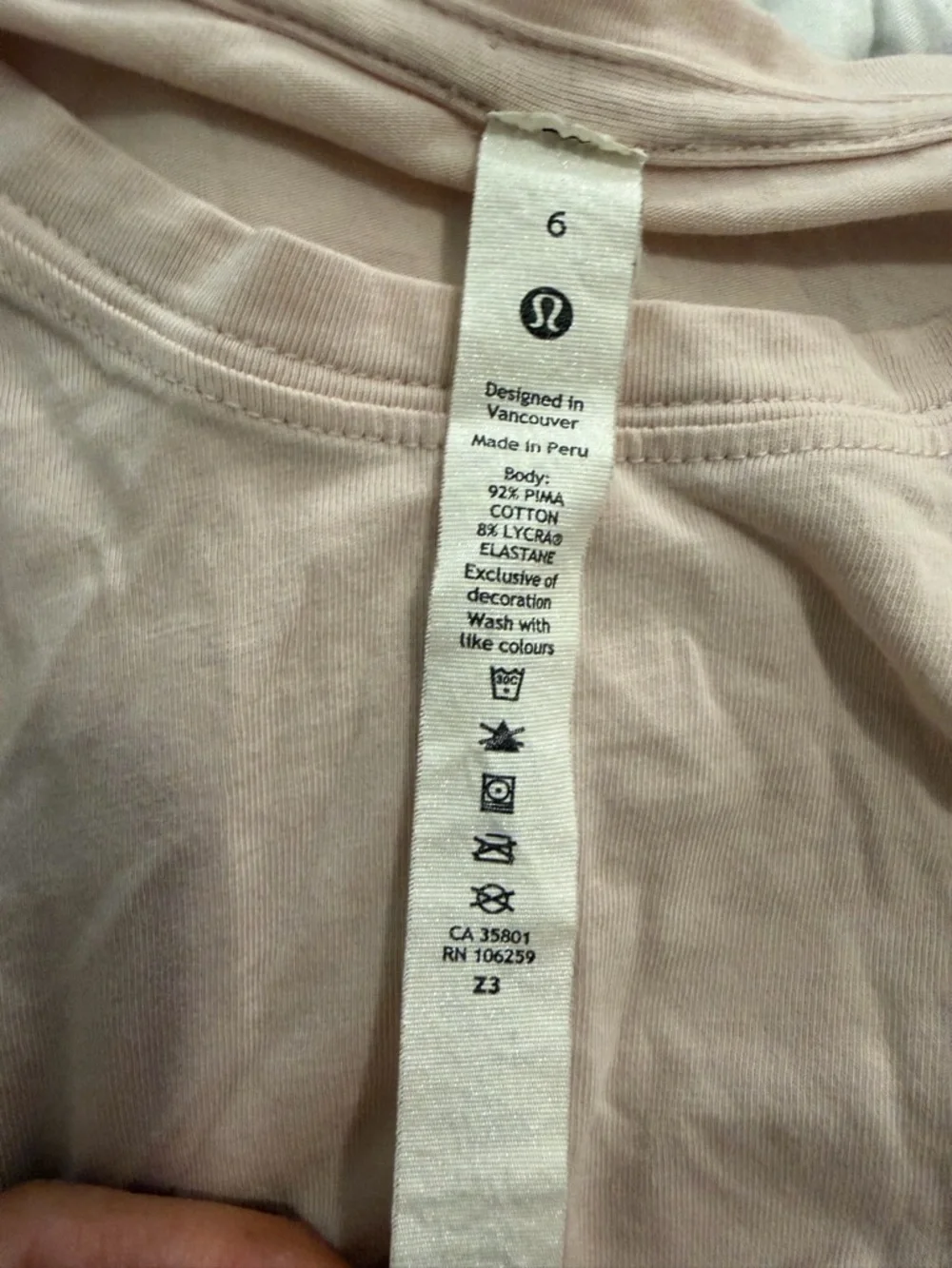 Lululemon Gather and Grow Long Sleeve Feather Pink